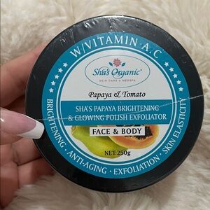Sha's Organic Papaya & Tomato Exfoliator